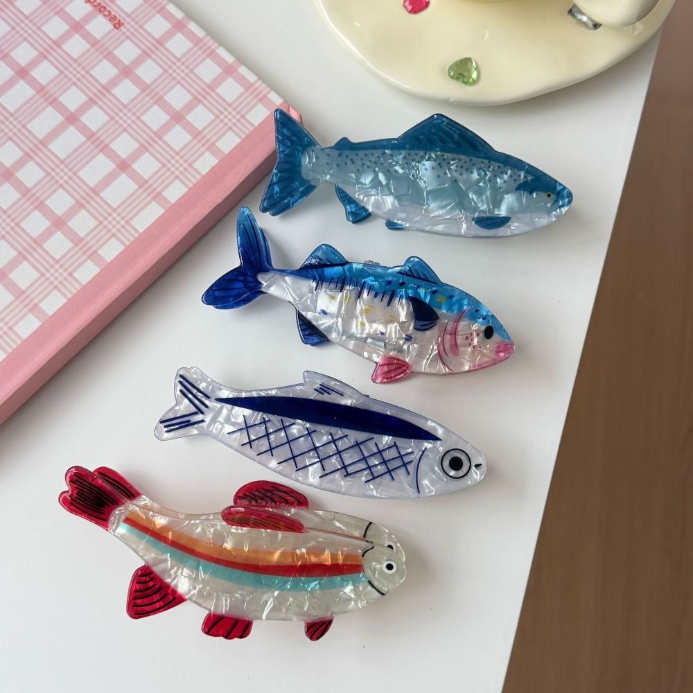 ヘアピン 海洋動物 ヘアクリップ PVC ツナ 魚類 ヘアク - Korean Girl Lifestyle のレビューと価格