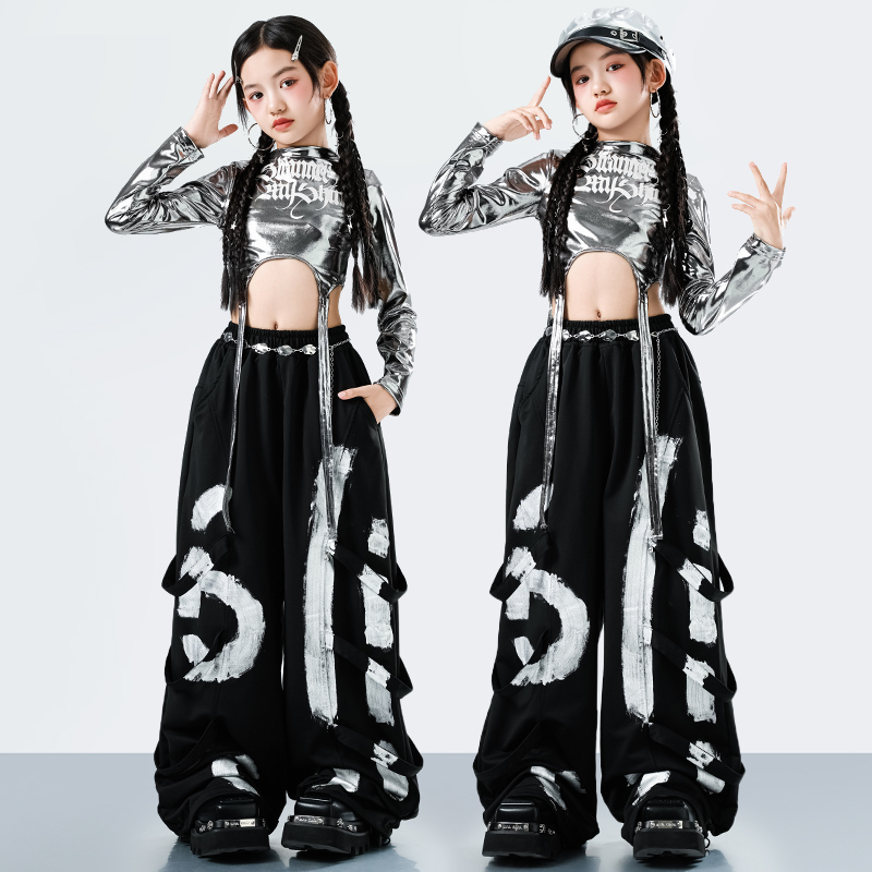 韓国 Y2K キッズストリートウェアスタイルヒップホップダン - Korean Lifestyle のレビューと価格
